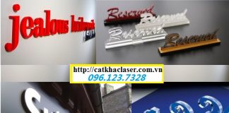 Bảng giá cắt chữ mica tại An Khánh