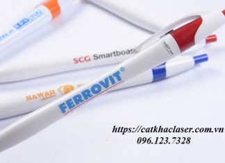 Bút bi khắc chữ bằng công nghệ khắc laser