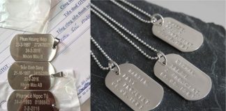 Làm thẻ bài dogtag tại An Khánh