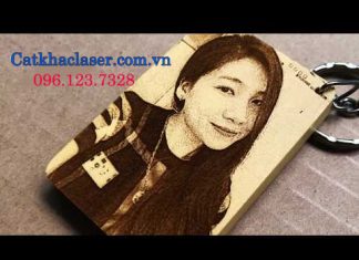 Khắc chân dung lên móc khóa gỗ - tại sao không?