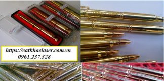 Khắc chữ lên bút vỏ đạn uy tín tại Hà Nội