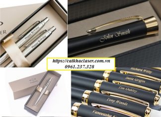 Những mẫu bút khắc tên phổ biến hiện nay