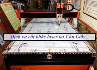 Dịch vụ cắt khắc laser tại Cầu Giấy