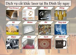 Dịch vụ cắt khắc laser tại Ba Đình lấy ngay
