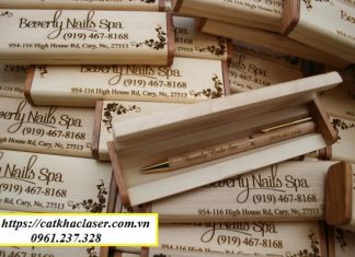 Khắc bút viết - hộp bút tại Hà Nội