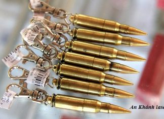 Khắc bút vỏ đạn theo yêu cầu