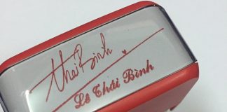 Dịch vụ khắc dấu chữ ký tại An Khánh Laser