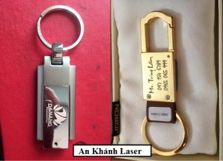 Làm móc khóa kim loại khắc tên ở đâu chuyên nghiệp?