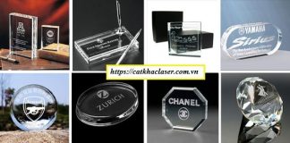 Quà tặng pha lê khắc laser theo yêu cầu